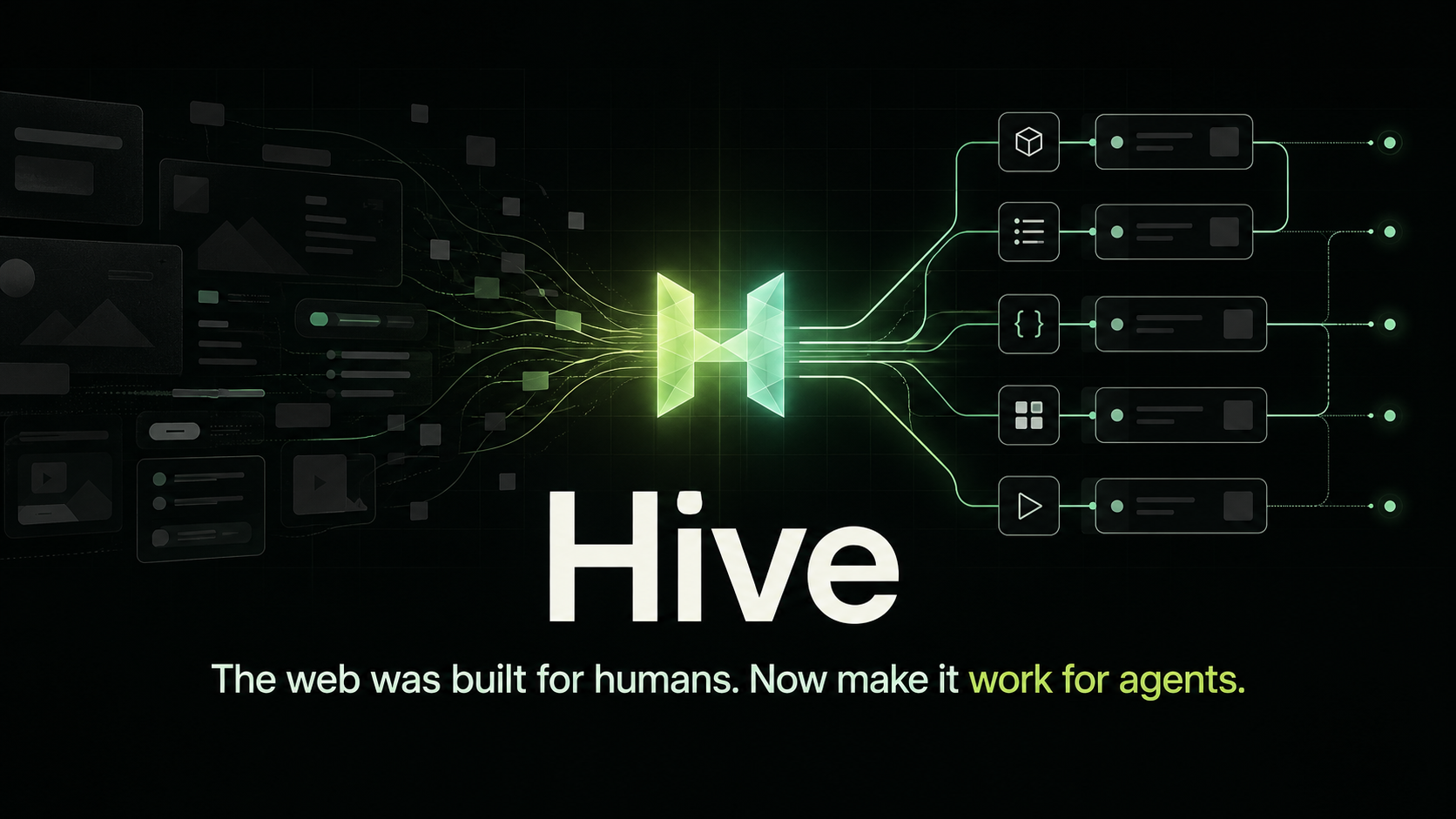 HIVE — infra that makes web software agent-ready [1-min demo]